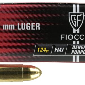 Fiocchi Ammunition 9mm – 124gr FMJ – 1000 Rounds Canada