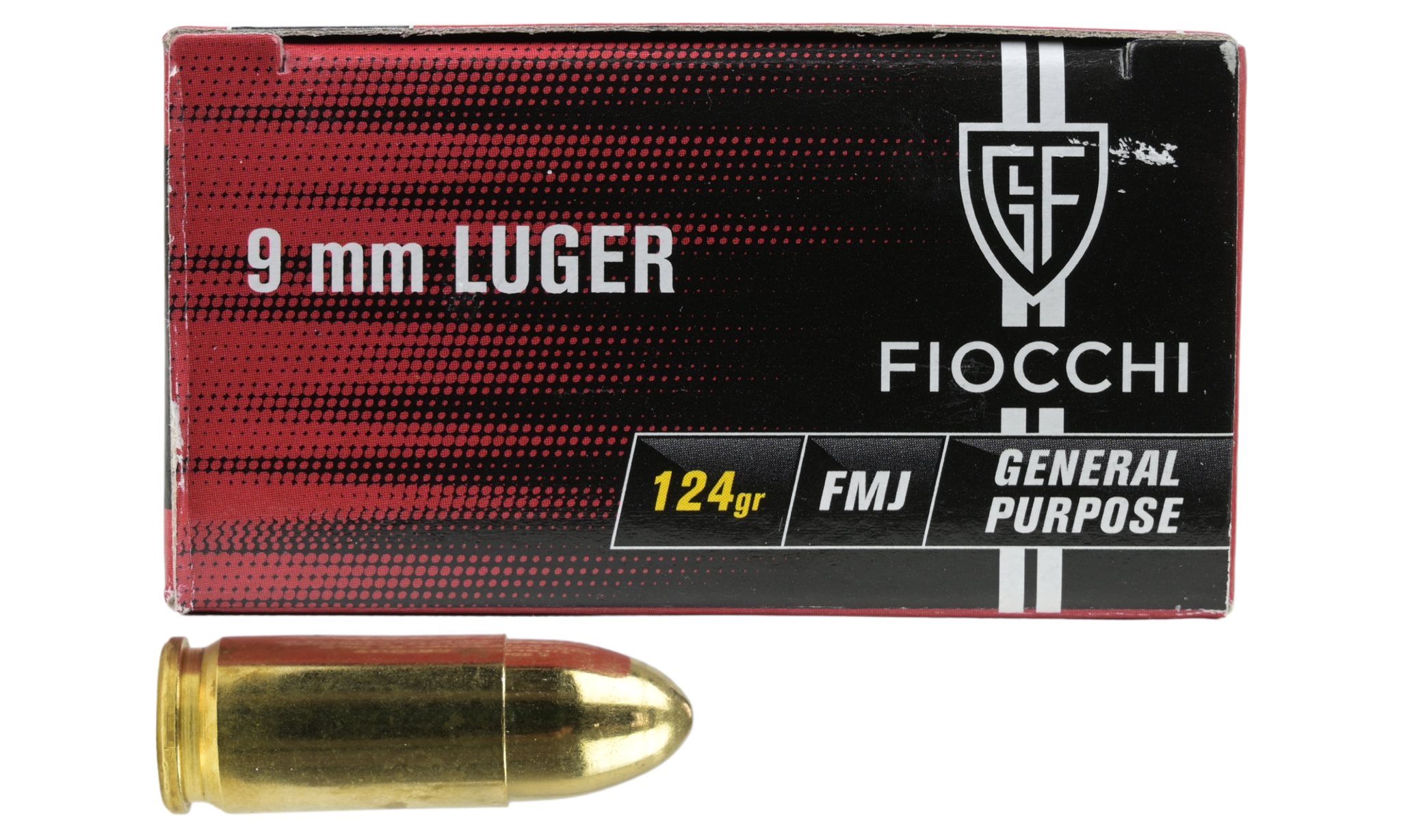 Fiocchi Ammunition 9mm – 124gr FMJ – 1000 Rounds Canada