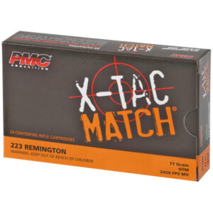 PMC X-TAC Match .223 – 77gr OTM – 200 Rounds Canada