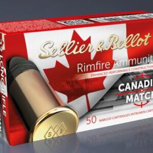 Sellier & Bellot .22LR 40gr LRN Canadian Match 5000 Rounds