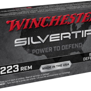 Winchester Silvertip Centerfire .223 Rem 64 Grain Defense Tip NPJ