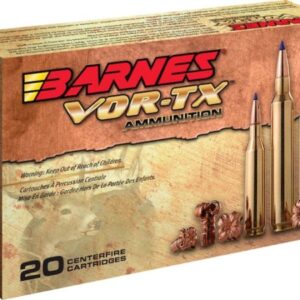 Barnes VOR-TX Ammunition 300 Winchester Magnum 180 Grain TTSX Polymer Tipped Spitzer Boat Tail Lead-Free Box of 500