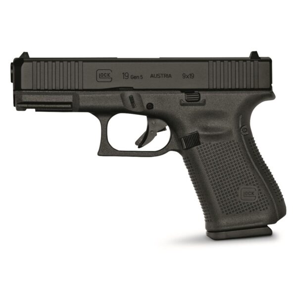 Glock 19 Gen5, Semi-Automatic, 9mm, 4.02″ Barrel, 15+1 Rounds