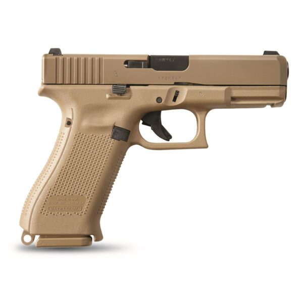 Glock 19X, Semi-Automatic, 9mm, 4.02″ Barrel, Coyote Brown, 19+1 Rounds