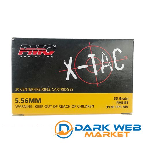 PMC XTAC - 5.56 NATO, 55gr, FMJ, Case of 1,000 [PMC556X] Canada