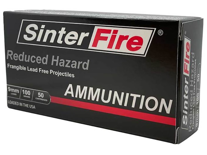 SinterFire Reduced Hazard Ammunition 9mm Luger 100 Grain Canada