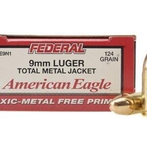 Federal American Eagle Ammunition 9mm Luger 124 Grain Canada
