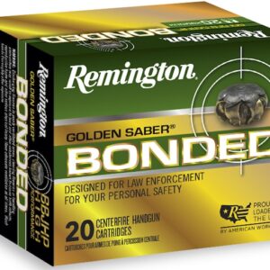 Remington Golden Saber Bonded Ammunition 9mm Luger +P 124 Grain Canada